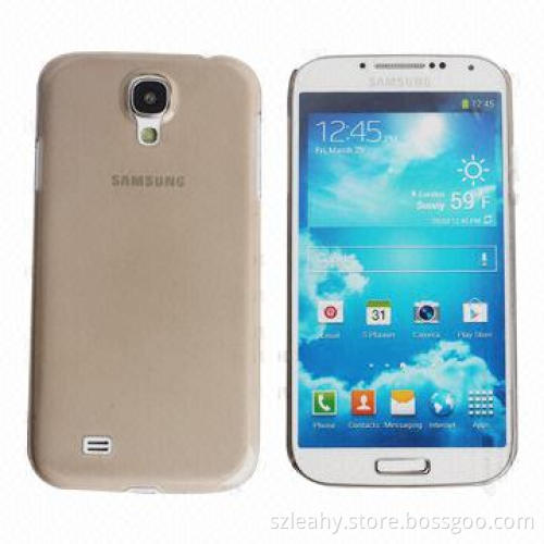 Colorful Transparent Dull Polish Plastic Case for Samsung Galaxy S4